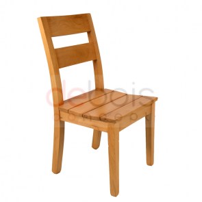 Silla de madera maciza para comedor / quincho